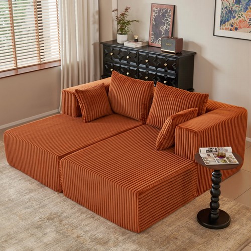 Corduroy cloud sleeper - 82.7",